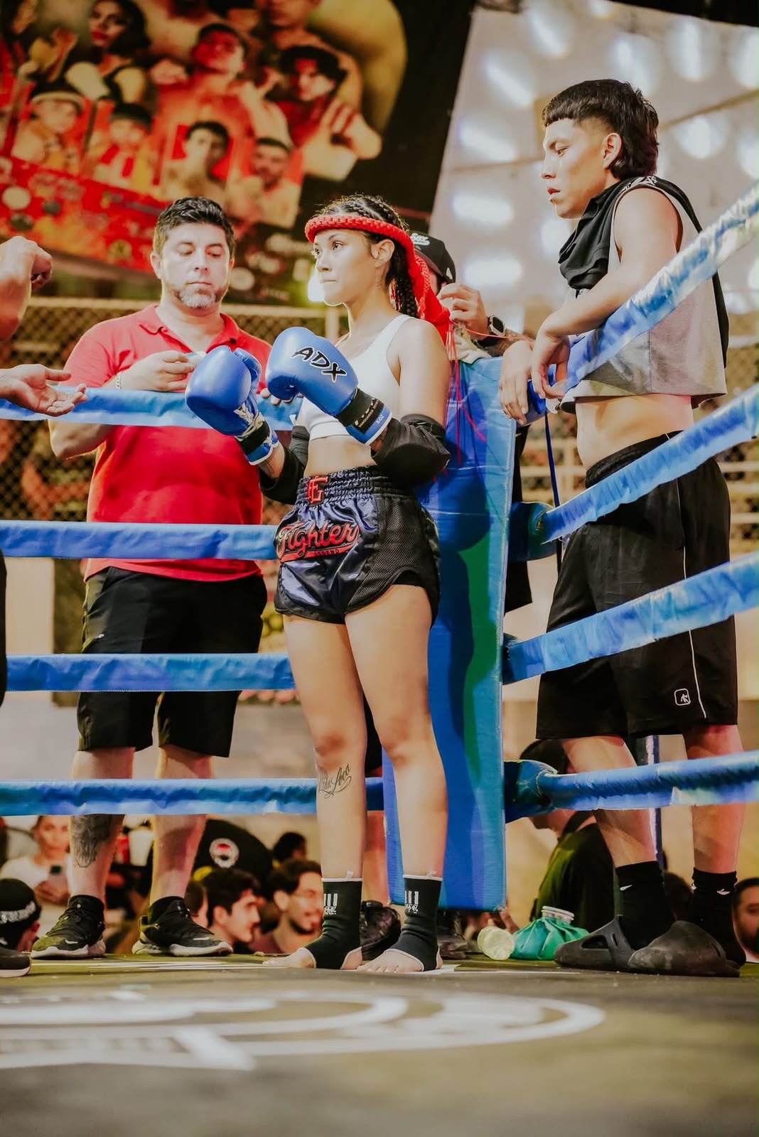 Peleadora del DiamanTeam en el ring